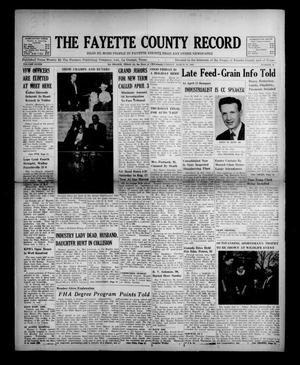 The Fayette County Record (La Grange, Tex.), Vol. 39, No. 42, Ed. 1 Tuesday, March 28, 1961
