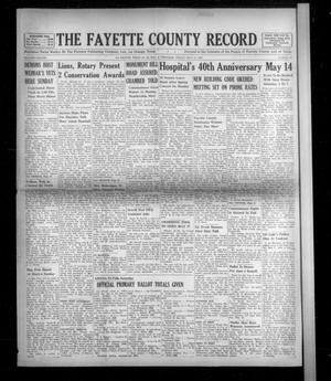 The Fayette County Record (La Grange, Tex.), Vol. 38, No. 56, Ed. 1 Friday, May 13, 1960