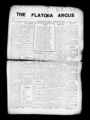 The Flatonia Argus. (Flatonia, Tex.), Vol. 55, No. 6, Ed. 1 Thursday, February 7, 1929