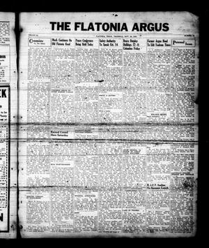 The Flatonia Argus (Flatonia, Tex.), Vol. 63, No. 40, Ed. 1 Thursday, September 29, 1938