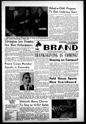 The Brand (Abilene, Tex.), Vol. 51, No. 9, Ed. 1, Friday, November 19, 1965