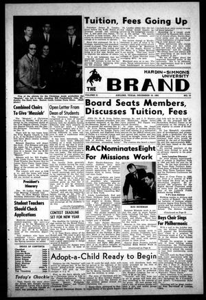The Brand (Abilene, Tex.), Vol. 51, No. 11, Ed. 1, Friday, December 10, 1965