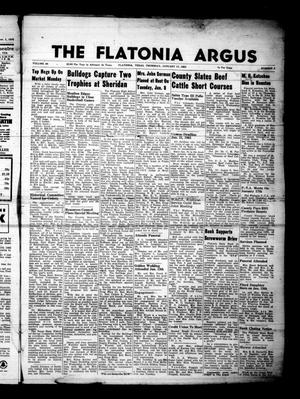 Primary view of object titled 'The Flatonia Argus (Flatonia, Tex.), Vol. 88, No. 3, Ed. 1 Thursday, January 17, 1963'.