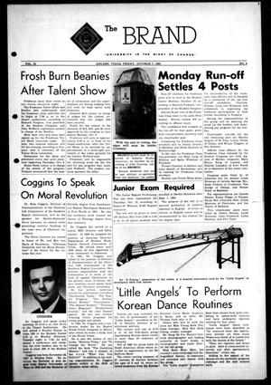 The Brand (Abilene, Tex.), Vol. 52, No. 4, Ed. 1, Friday, October 7, 1966