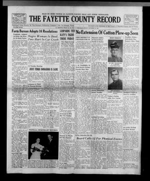 The Fayette County Record (La Grange, Tex.), Vol. 39, No. 101, Ed. 1 Friday, October 20, 1961