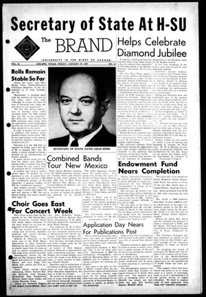 The Brand (Abilene, Tex.), Vol. 52, No. 13, Ed. 1, Friday, January 27, 1967
