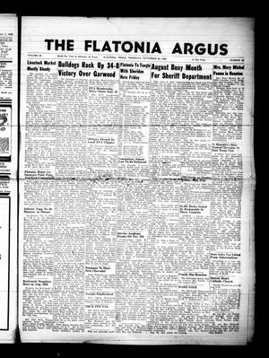 The Flatonia Argus (Flatonia, Tex.), Vol. 88, No. 39, Ed. 1 Thursday, September 26, 1963