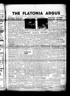 The Flatonia Argus (Flatonia, Tex.), Vol. 86, No. 19, Ed. 1 Thursday, May 11, 1961