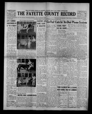 Primary view of object titled 'The Fayette County Record (La Grange, Tex.), Vol. 39, No. 96, Ed. 1 Tuesday, October 3, 1961'.