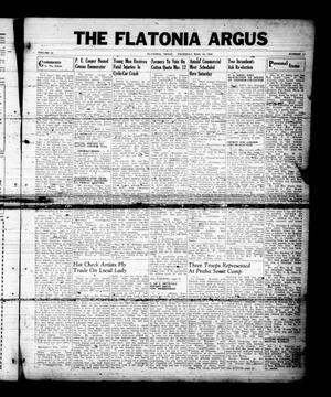 The Flatonia Argus (Flatonia, Tex.), Vol. 63, No. 11, Ed. 1 Thursday, March 10, 1938