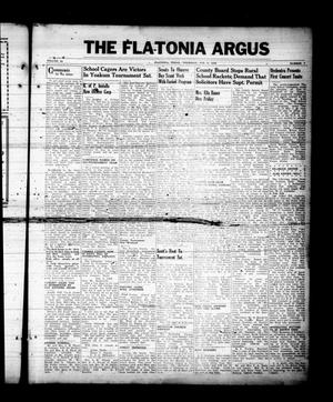 Primary view of object titled 'The Flatonia Argus (Flatonia, Tex.), Vol. 64, No. 7, Ed. 1 Thursday, February 9, 1939'.