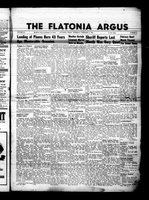 The Flatonia Argus (Flatonia, Tex.), Vol. 86, No. 6, Ed. 1 Thursday, February 9, 1961