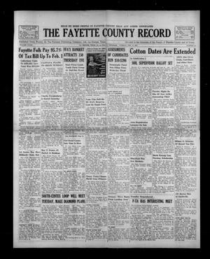 The Fayette County Record (La Grange, Tex.), Vol. 40, No. 30, Ed. 1 Tuesday, February 13, 1962