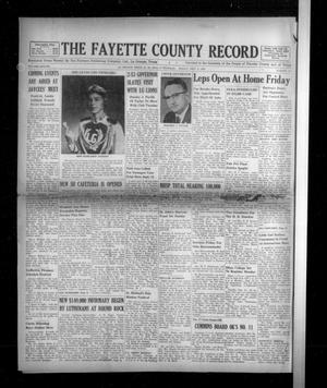 The Fayette County Record (La Grange, Tex.), Vol. 38, No. 90, Ed. 1 Friday, September 9, 1960