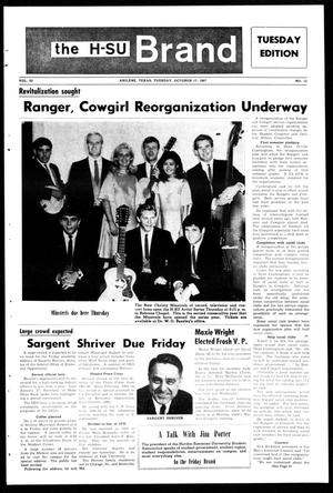 The H-SU Brand (Abilene, Tex.), Vol. 53, No. 13, Ed. 1, Tuesday, October 17, 1967