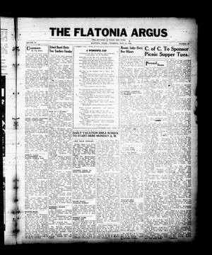 The Flatonia Argus (Flatonia, Tex.), Vol. 65, No. 25, Ed. 1 Thursday, June 13, 1940