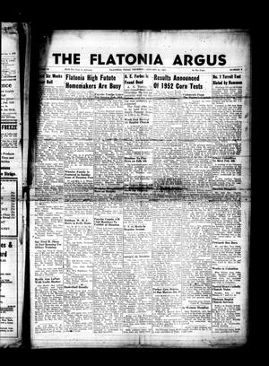 The Flatonia Argus (Flatonia, Tex.), Vol. 78, No. 5, Ed. 1 Thursday, January 29, 1953
