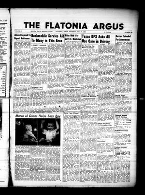 The Flatonia Argus (Flatonia, Tex.), Vol. 87, No. 52, Ed. 1 Thursday, December 27, 1962