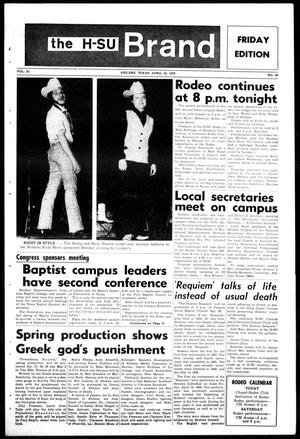 The H-SU Brand (Abilene, Tex.), Vol. 55, No. 50, Ed. 1, Friday, April 24, 1970