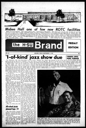The H-SU Brand (Abilene, Tex.), Vol. 56, No. 3, Ed. 1, Friday, September 11, 1970