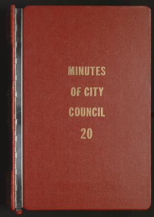 Primary view of object titled '[Abilene City Council Minutes: 1977-1979]'.