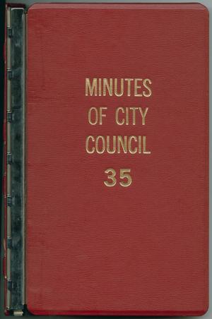 Primary view of object titled '[Abilene City Council Minutes: 1994]'.