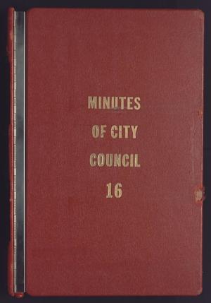 Primary view of object titled '[Abilene City Council Minutes: 1965-1968]'.