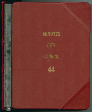 Primary view of object titled '[Abilene City Council Minutes: 2003]'.