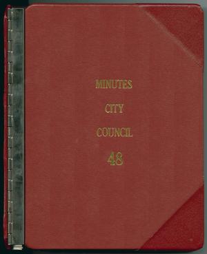 Primary view of object titled '[Abilene City Council Minutes: 2007]'.