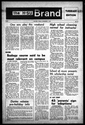 The H-SU Brand (Abilene, Tex.), Vol. 56, No. 27, Ed. 1, Tuesday, December 8, 1970