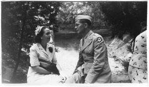 [Carroll and Eleanor Trotter Huddleston during WWII]