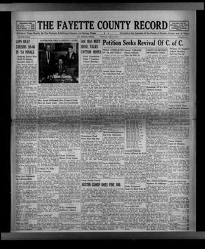 The Fayette County Record (La Grange, Tex.), Vol. 32, No. 31, Ed. 1 Tuesday, February 16, 1954