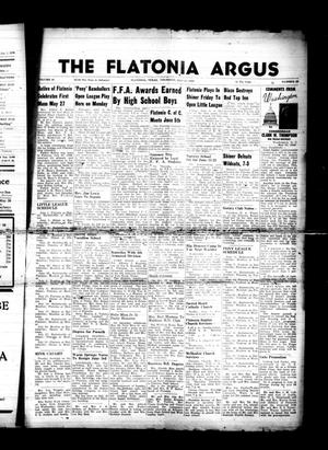 The Flatonia Argus. (Flatonia, Tex.), Vol. 81, No. 22, Ed. 1 Thursday, May 31, 1956