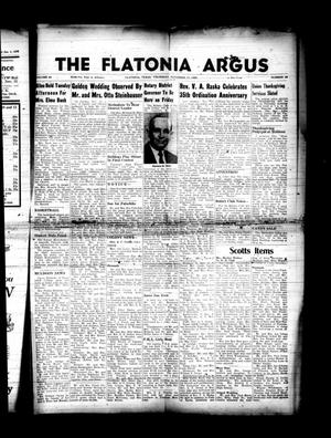 Primary view of object titled 'The Flatonia Argus. (Flatonia, Tex.), Vol. 80, No. 46, Ed. 1 Thursday, November 17, 1955'.
