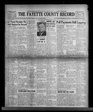 Primary view of object titled 'The Fayette County Record (La Grange, Tex.), Vol. 42, No. 23, Ed. 1 Friday, January 17, 1964'.