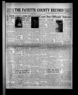 The Fayette County Record (La Grange, Tex.), Vol. 31, No. 22, Ed. 1 Friday, January 16, 1953