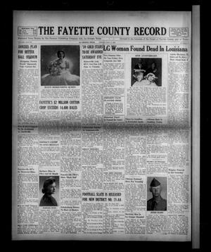 Primary view of object titled 'The Fayette County Record (La Grange, Tex.), Vol. 38, No. 2, Ed. 1 Friday, November 6, 1959'.