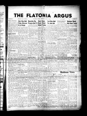 The Flatonia Argus. (Flatonia, Tex.), Vol. 81, No. 15, Ed. 1 Thursday, April 12, 1956