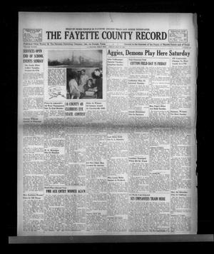 Primary view of object titled 'The Fayette County Record (La Grange, Tex.), Vol. 42, No. 59, Ed. 1 Friday, May 22, 1964'.