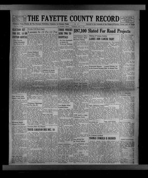 The Fayette County Record (La Grange, Tex.), Vol. 33, No. 11, Ed. 1 Tuesday, December 7, 1954