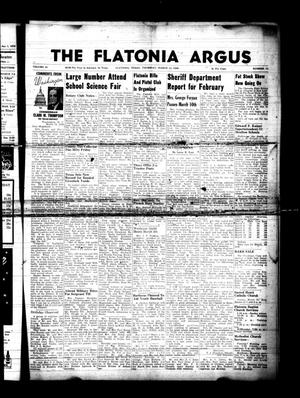 The Flatonia Argus (Flatonia, Tex.), Vol. 83, No. 11, Ed. 1 Thursday, March 13, 1958