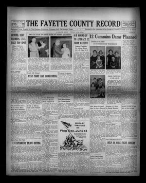 Primary view of object titled 'The Fayette County Record (La Grange, Tex.), Vol. 36, No. 64, Ed. 1 Tuesday, June 10, 1958'.