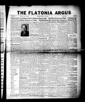 The Flatonia Argus (Flatonia, Tex.), Vol. 72, No. 32, Ed. 1 Thursday, August 7, 1947
