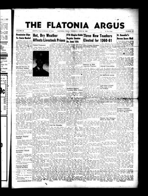 The Flatonia Argus (Flatonia, Tex.), Vol. 85, No. 25, Ed. 1 Thursday, June 23, 1960
