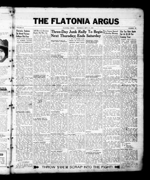 Primary view of object titled 'The Flatonia Argus (Flatonia, Tex.), Vol. 67, No. 39, Ed. 1 Thursday, September 17, 1942'.
