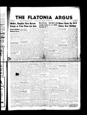 The Flatonia Argus (Flatonia, Tex.), Vol. 85, No. 41, Ed. 1 Thursday, October 13, 1960