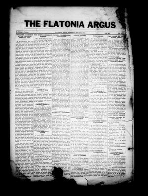 Primary view of object titled 'The Flatonia Argus (Flatonia, Tex.), Vol. 59, No. 44, Ed. 1 Thursday, November 29, 1934'.