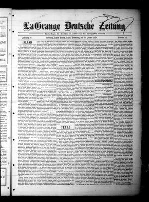 La Grange Deutsche Zeitung (La Grange, Tex.), Vol. 36, No. 25, Ed. 1 Thursday, January 28, 1926