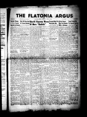 Primary view of object titled 'The Flatonia Argus. (Flatonia, Tex.), Vol. 82, No. 15, Ed. 1 Thursday, April 11, 1957'.