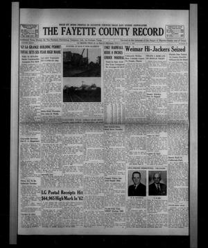 Primary view of object titled 'The Fayette County Record (La Grange, Tex.), Vol. 41, No. 19, Ed. 1 Friday, January 4, 1963'.
